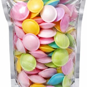 GROBITS Flying Saucers Sweets – Retro Pick & Mix UFO Sherbet Candy (100g)