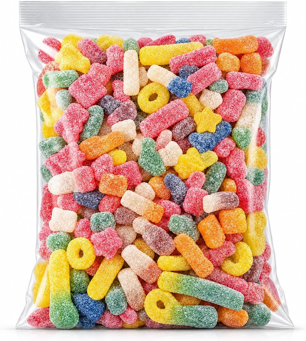GROBITS Fizzy Pick & Mix Jelly Sweets – Classic Retro Candy Assortment (500g)