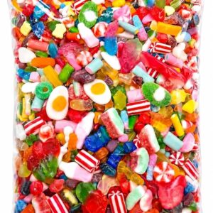 GROBITS Non-Fizzy Pick & Mix Sweets – Classic Retro Gummy Candy Assortment (500g)