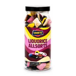 GROBITS Liquorice Allsorts 600g Jar