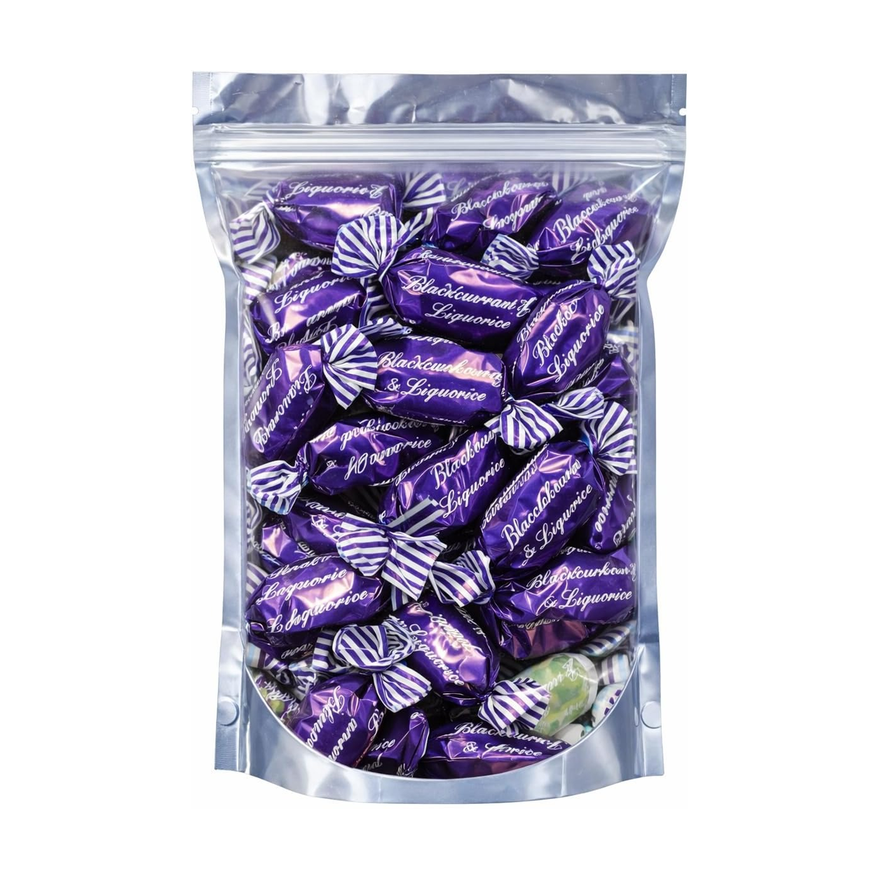 GROBITS Sugar Free Blackcurrant & Liquorice Toffee 500g