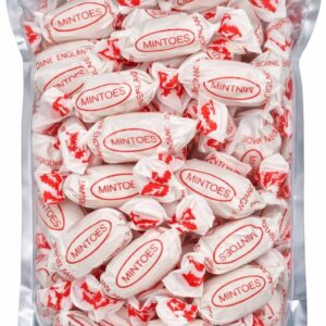 GROBITS Sugar Free Mintoes Toffee – Traditional British Sugar Free Mint Sweets (500g Bag)