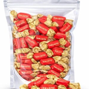 GROBITS Sugar Free Rum & Butter Toffee – Classic British Sugar-Free Toffee (500g)