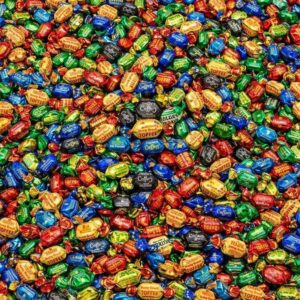 GROBITS Assorted Toffee – Soft Chewy Traditional British Sweets (500g Bag)