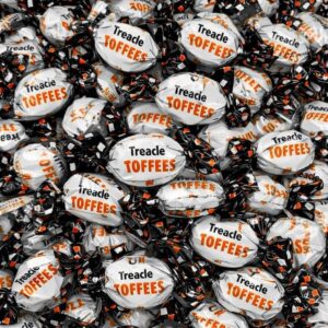 GROBITS Treacle Toffee – Soft Chewy Traditional British Sweets (500g Bag)