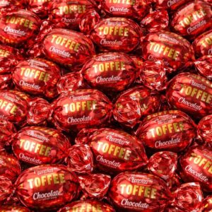 GROBITS Nonsuch Dark Chocolate Covered Toffees – Traditional British Chocolate Toffees (500g Bag)